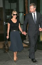 JESSICA SIMPSON Leaves Her Hotel in New York