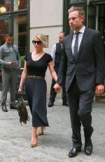 JESSICA SIMPSON Leaves Her Hotel in New York