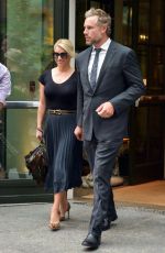 JESSICA SIMPSON Leaves Her Hotel in New York