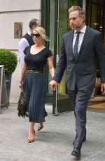JESSICA SIMPSON Leaves Her Hotel in New York