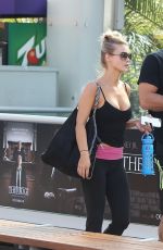 JOANNA KRUPA in Tights Heading to a Gym in Los Angeles 3009