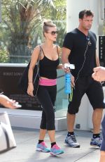 JOANNA KRUPA in Tights Heading to a Gym in Los Angeles 3009