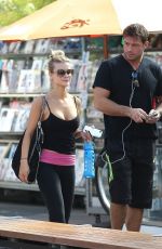 JOANNA KRUPA in Tights Heading to a Gym in Los Angeles 3009