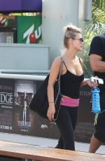 JOANNA KRUPA in Tights Heading to a Gym in Los Angeles 3009