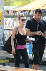 JOANNA KRUPA in Tights Heading to a Gym in Los Angeles 3009