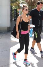JOANNA KRUPA in Tights Heading to a Gym in Los Angeles 3009