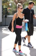 JOANNA KRUPA in Tights Heading to a Gym in Los Angeles 3009