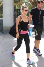 JOANNA KRUPA in Tights Heading to a Gym in Los Angeles 3009