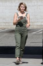 JULIANNE HOUGH at a Gas Station in Beverly Hills