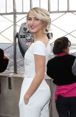 JULIANNE HOUGH at the Empire State Building in New York