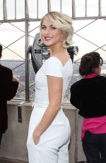 JULIANNE HOUGH at the Empire State Building in New York