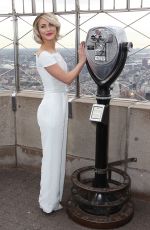 JULIANNE HOUGH at the Empire State Building in New York