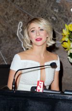 JULIANNE HOUGH at the Empire State Building in New York