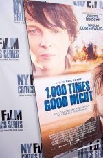 JULITTE BINOCHE at 1,000 Times Good Night Screening in New York