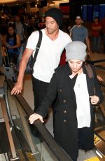 KALEY CUOCO and Ryan Sweeting Arrives at LAX Airport in Los Angeles 2410
