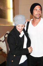 KALEY CUOCO and Ryan Sweeting Arrives at LAX Airport in Los Angeles 2410
