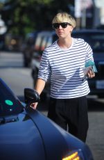 KALEY CUOCO Leaves a Nail Salon in Los Angeles 1010