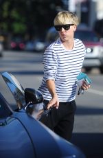 KALEY CUOCO Leaves a Nail Salon in Los Angeles 1010