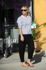 KALEY CUOCO Leaves a Nail Salon in Los Angeles 1010