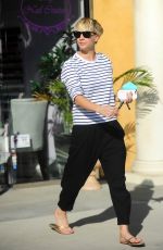 KALEY CUOCO Leaves a Nail Salon in Los Angeles 1010