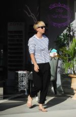 KALEY CUOCO Leaves a Nail Salon in Los Angeles 1010