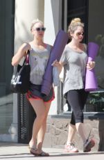 KALEY CUOCO Leaves Yoga Class in Sherman Oaks 0610