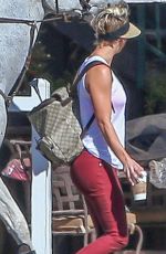 KALEY CUOCO Riding Her Horse in Moorpark