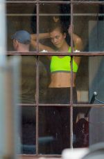 KARLIE KLOSS at a Gym in New York 2110