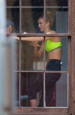 KARLIE KLOSS at a Gym in New York 2110