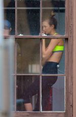KARLIE KLOSS at a Gym in New York 2110