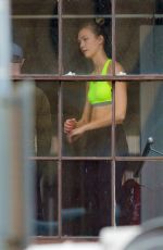 KARLIE KLOSS at a Gym in New York 2110