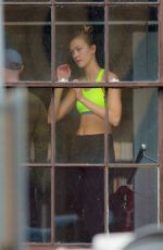 KARLIE KLOSS at a Gym in New York 2110