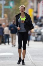 KARLIE KLOSS at a Gym in New York 2110