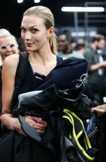 KARLIE KLOSS on the Runway of Alexander Wang and H&M Launch in New York