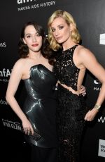 KAT DENNINGS at 2014 Amfar LA Inspiration Gala in Hollywood