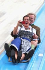 KATARINA WITT at Oktoberfest in Munich