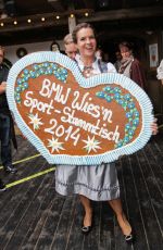 KATARINA WITT at Oktoberfest in Munich