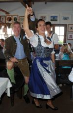KATARINA WITT at Oktoberfest in Munich