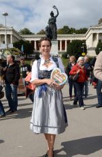 KATARINA WITT at Oktoberfest in Munich