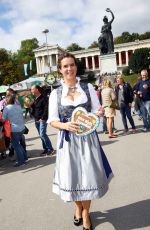 KATARINA WITT at Oktoberfest in Munich