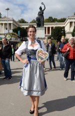 KATARINA WITT at Oktoberfest in Munich
