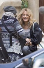 KATE BECKINSALE on the Set of The Disappointments Room in Greenboro