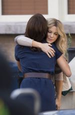 KATE BECKINSALE on the Set of The Disappointments Room in Greenboro