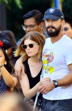 KATE MARA and Shia LaBeouf at Disneyland in Anaheim