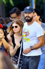 KATE MARA and Shia LaBeouf at Disneyland in Anaheim