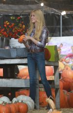 KATHERINE MCNAMARA at Mr. Bones Pumpkin Patch