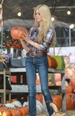 KATHERINE MCNAMARA at Mr. Bones Pumpkin Patch