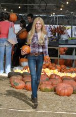 KATHERINE MCNAMARA at Mr. Bones Pumpkin Patch
