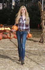 KATHERINE MCNAMARA at Mr. Bones Pumpkin Patch