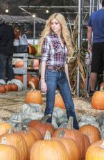 KATHERINE MCNAMARA at Mr. Bones Pumpkin Patch